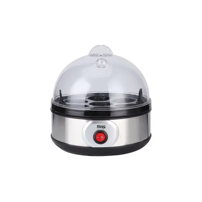 Stainless Steel Mini Egg Boiler Automatic Power Off Steamer Compact Household Breakfast Appliance for Boiling Poaching