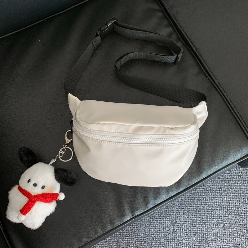 

New Women Chest Bag Fashionable and Versatile Crossbody Bags Fashion Small Casual and Simple Commuting Bag Pure Color Waist Pack