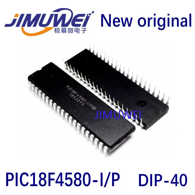 PIC18F4580-I/P DIP-40 Direct insertion 8-bit microcontroller chip