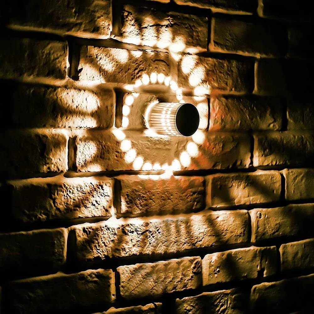 LED Spiral Hole Wall Light Multiple Colors With RGB Remote Control Suitable For Hall KTV Bar Home Decoration Art  Wall Lamp