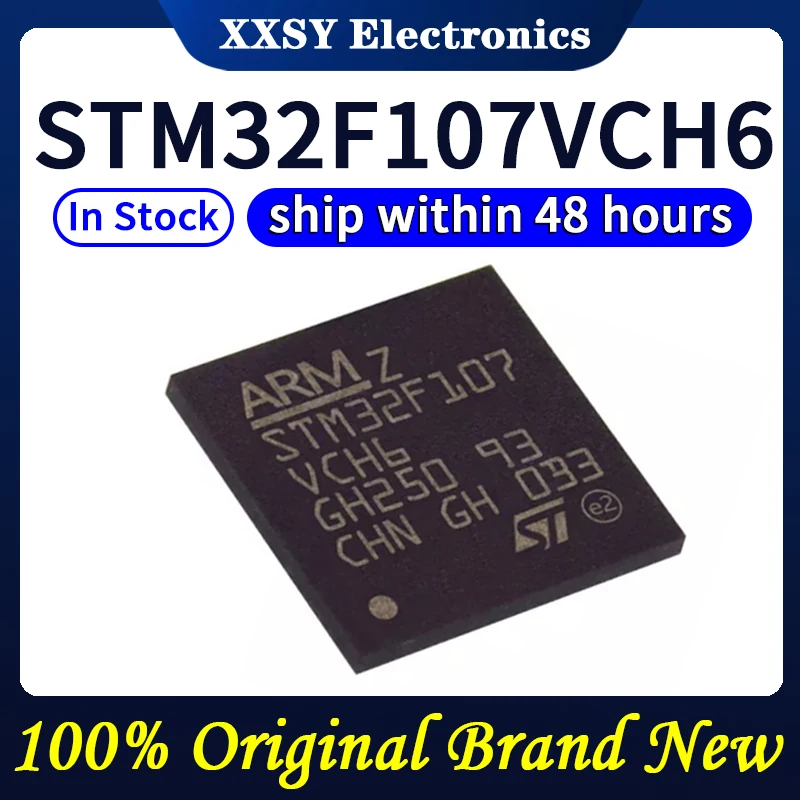 STM32F107VCT6 STM32F107VBT6 STM32F107RCT6 STM32F107RBT6 STM32F107VCH6 Wysokiej jakości 100% oryginalny nowy