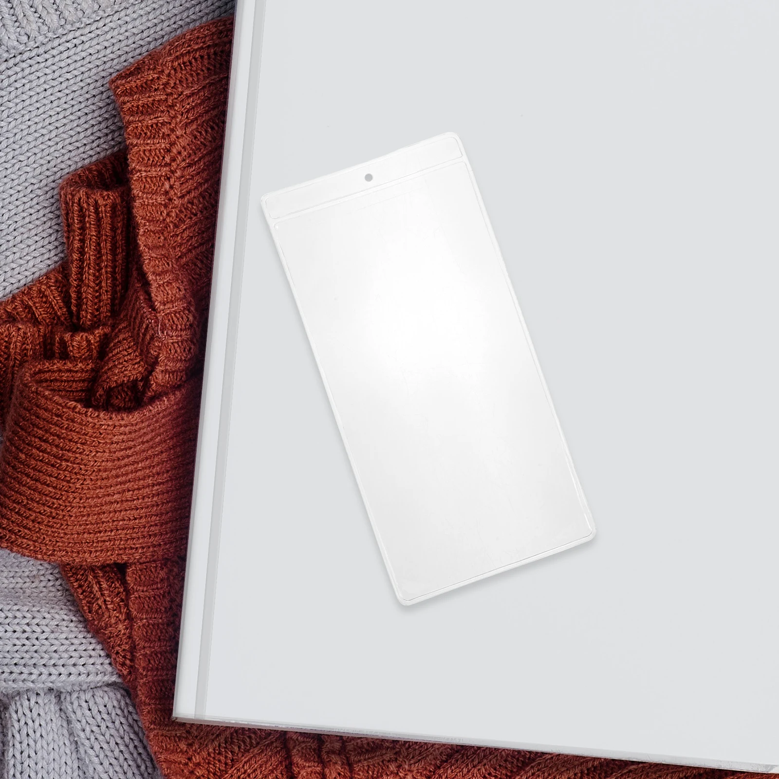 30 шт., рукава для закладок, креативные держатели для закладок из ПВХ, прозрачный чехол-органайзер, элегантная защитная сумка для дисплея, стильный офис