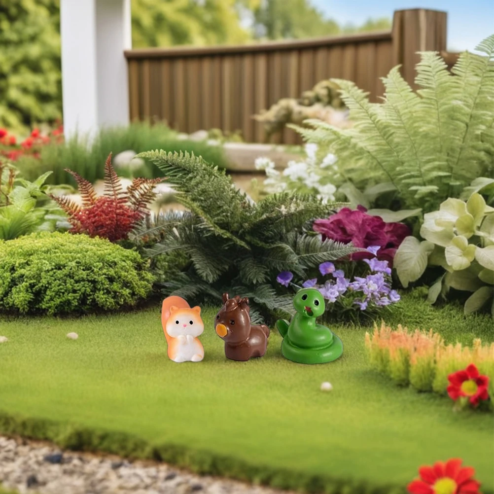 

30pcs Miniature Frog Garden Statue Tiny Resin Figures Adorable Animals Desktop Bookshelf Decor Micro Landscape Accessories