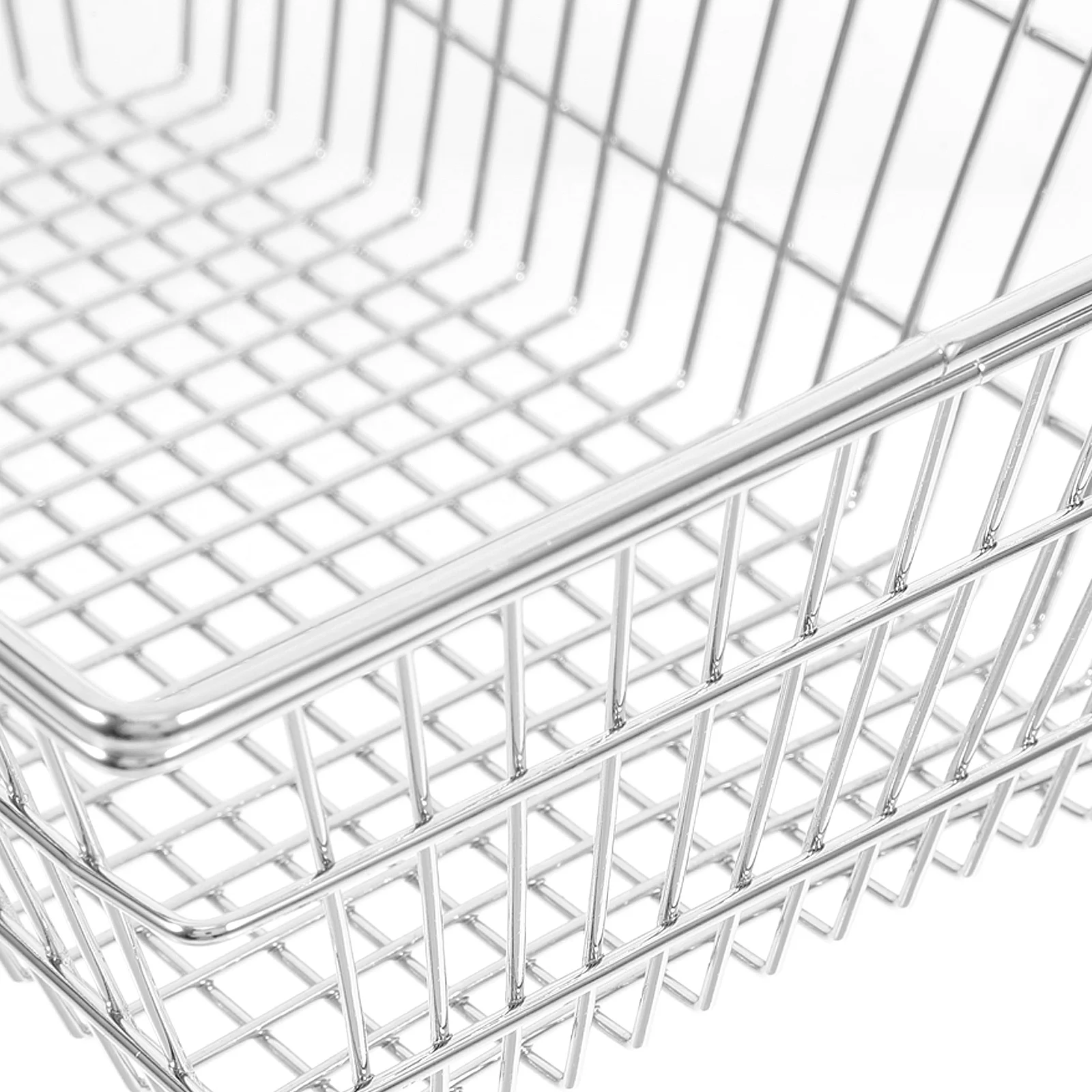 Simulated Basket Mini Children Hand Toy Multicolor Iron Grocery Storage Portable Cute Design Easy Use Mini Picnic Basket