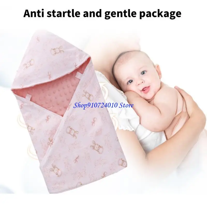 

77 -часовое детское одеяло с капюшоном с двусторонним дизайном нежные хлопковые пеленки