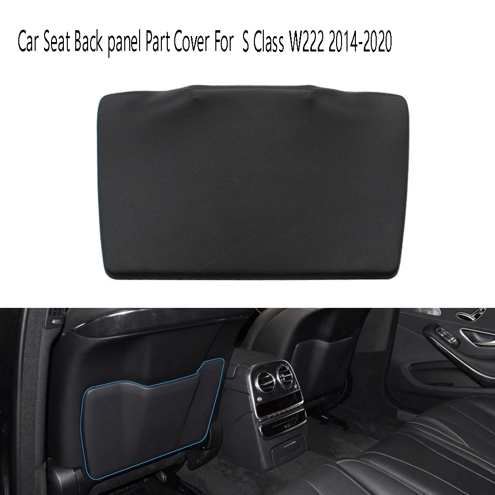 Car Seat Back Panel Part Cover Replacement Storage Pocket Accessories for Mercedes-Benz S Class W222 2014-2020