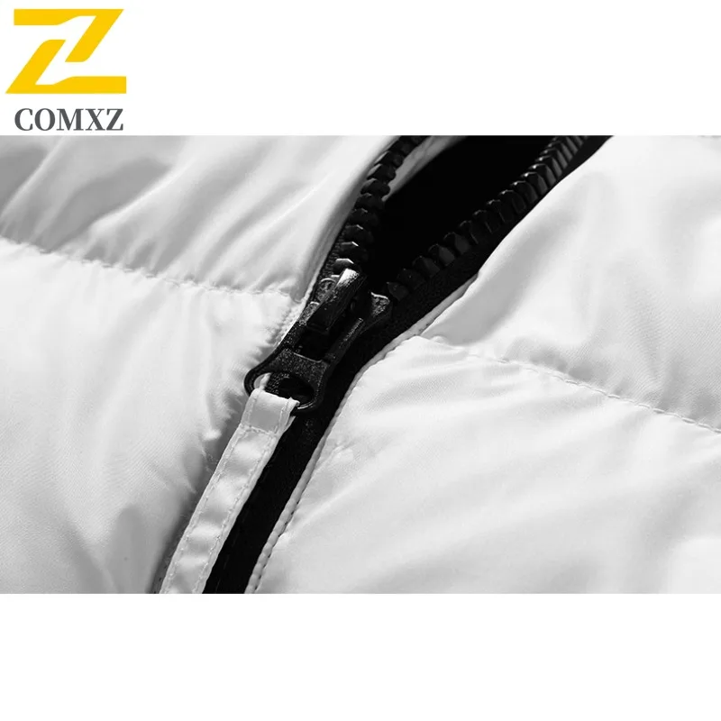 Men's Padding Coat Stand Collar Solid Color Lightweight Casual Outdoor Travel Winter Jacket Warm Ski Cold Proof Bread Jacket