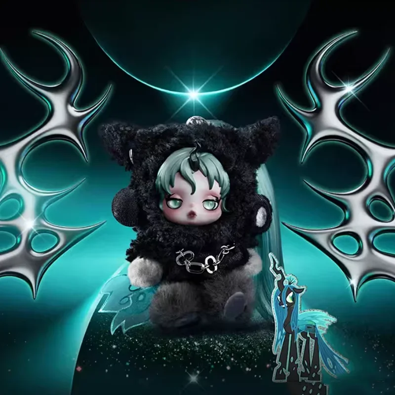 POP MART SKULLPANDA x My Little Pony Serie Pluche Poppenhanger Mystery Box Pony Collectible Ideaal voor Fans en als Cadeau