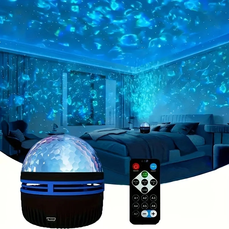 1 Dreamy Starry Sky Light - Illuminate Romantic Bedrooms, Add Sparkle to Festivals, Camping Adventures, and Parties - A Magical