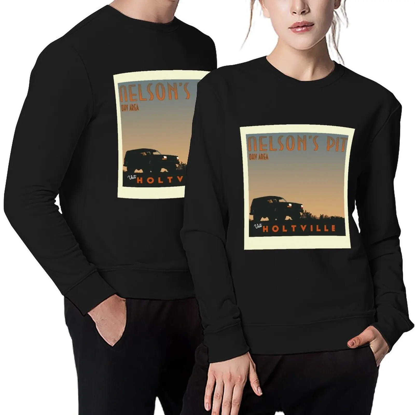 

Destination Holtville Pullover mens clothing korean autumn clothes blouse male clothes sports sweatshirt man