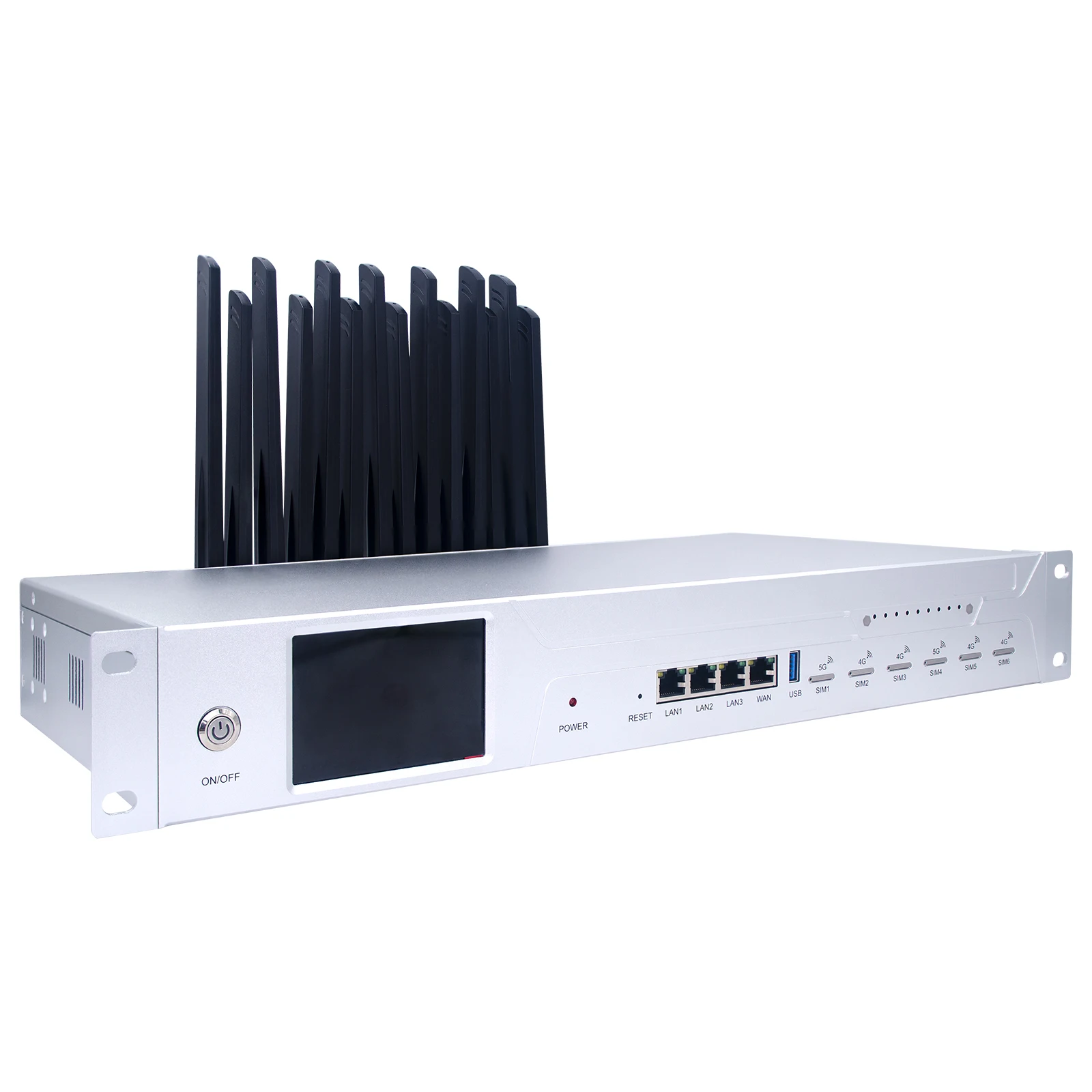 5G Multiple Sim Bonding Router Rack Mount Router RTMP Push Streaming Mobile Router Mine C6 Bietet Internet für verschiedene Geräte