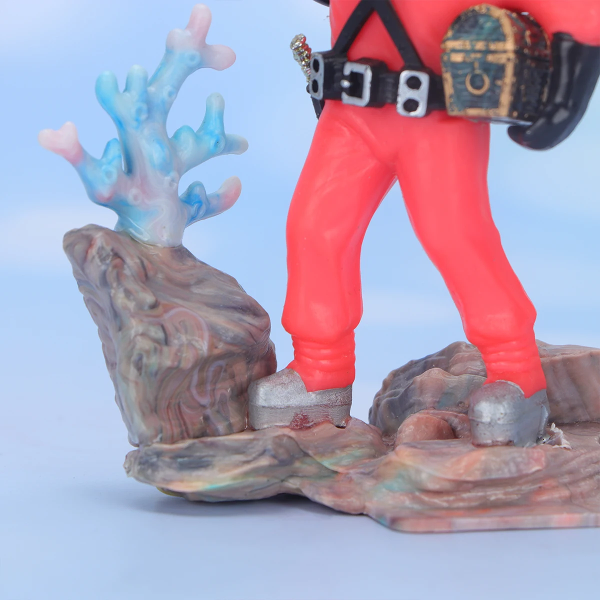 

Resin Fish Tank Diver nament Aquarium Decoration Underwater Sculpture Fresh Safe Lightweight for Home