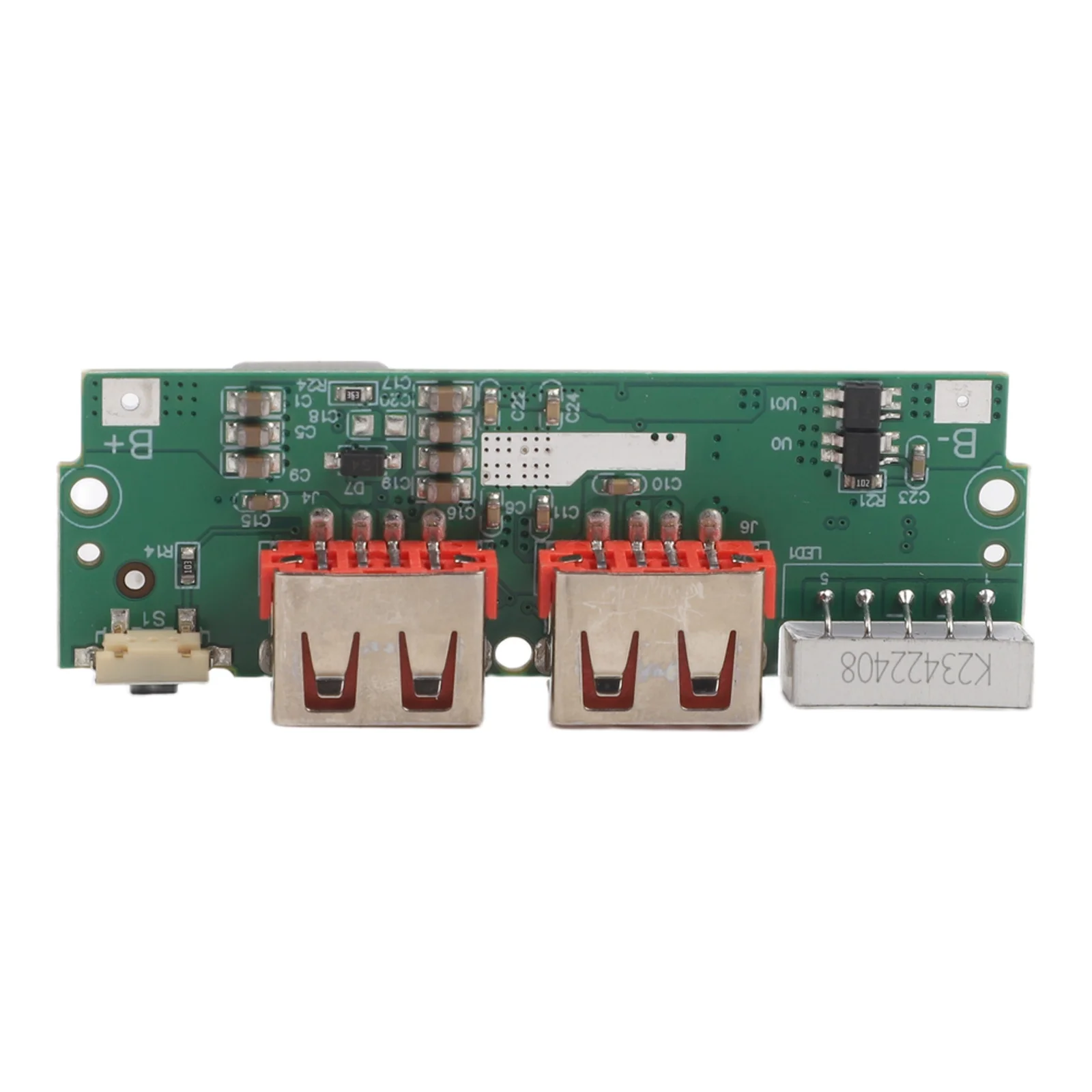 22.5W Digital Display Charging Module for Custom Power Bank Construction with Type C Input Output and Dual USB Ports