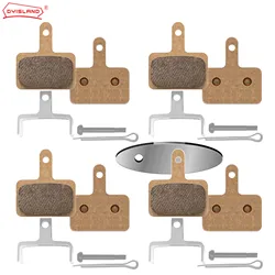 DYISLAND MT2S Bike Brake Pads 4Pairs Sintered Metal Or Semi metal Disc Pads Compatible Shimano B01S B03S  Br-TX805 T615 Tektro