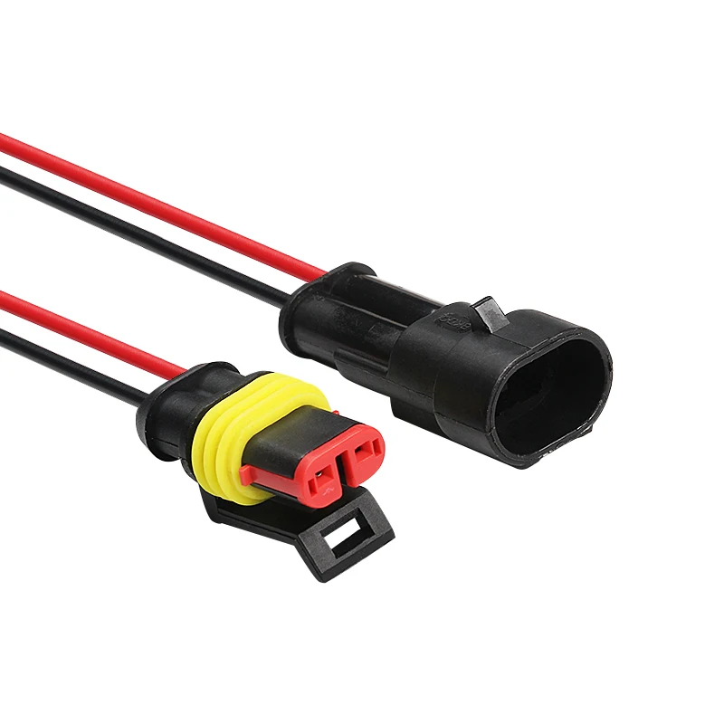 1P/2P/3P/4P/5P/6P Pin Male & Female Waterproof Electrical Connector Plug with Cable Auto Wire Terminals Connector Banana Plug