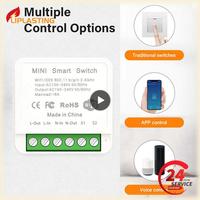 16A Tuya Smart WiFi Switch 2-way/2 Gang Control Switch Mini Breaker Smart Life Control Support Alexa Home Yandex Alice