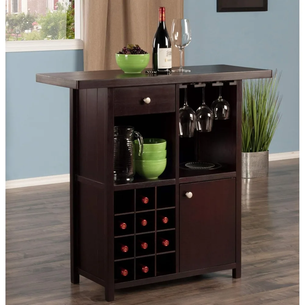 

Macon Bar Wine Cabinet, Espresso
