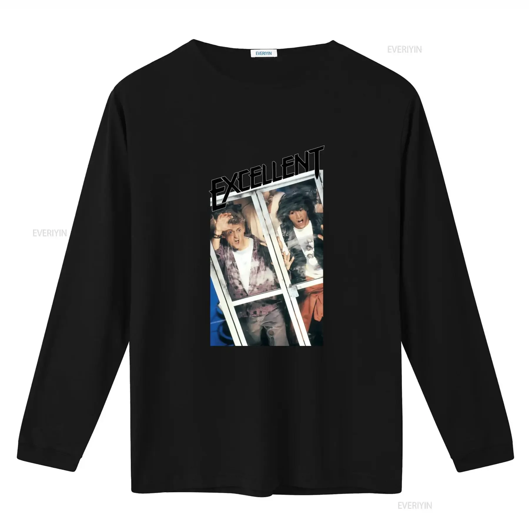 Distressed Excellent Bill and Ted T Shirt Retro Movie Inspired for Fans vintage Washed graphic Versatile fashion Unisex Soft