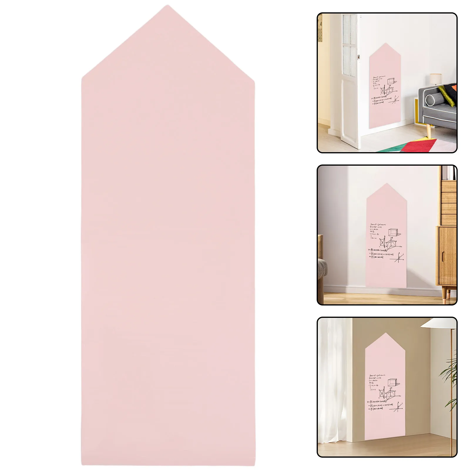 Dry Erase Whiteboard Pencil Shape White Board Decal 39.7 X16 Adhesive Removable Wall Sticker for Home Office School Memo Board