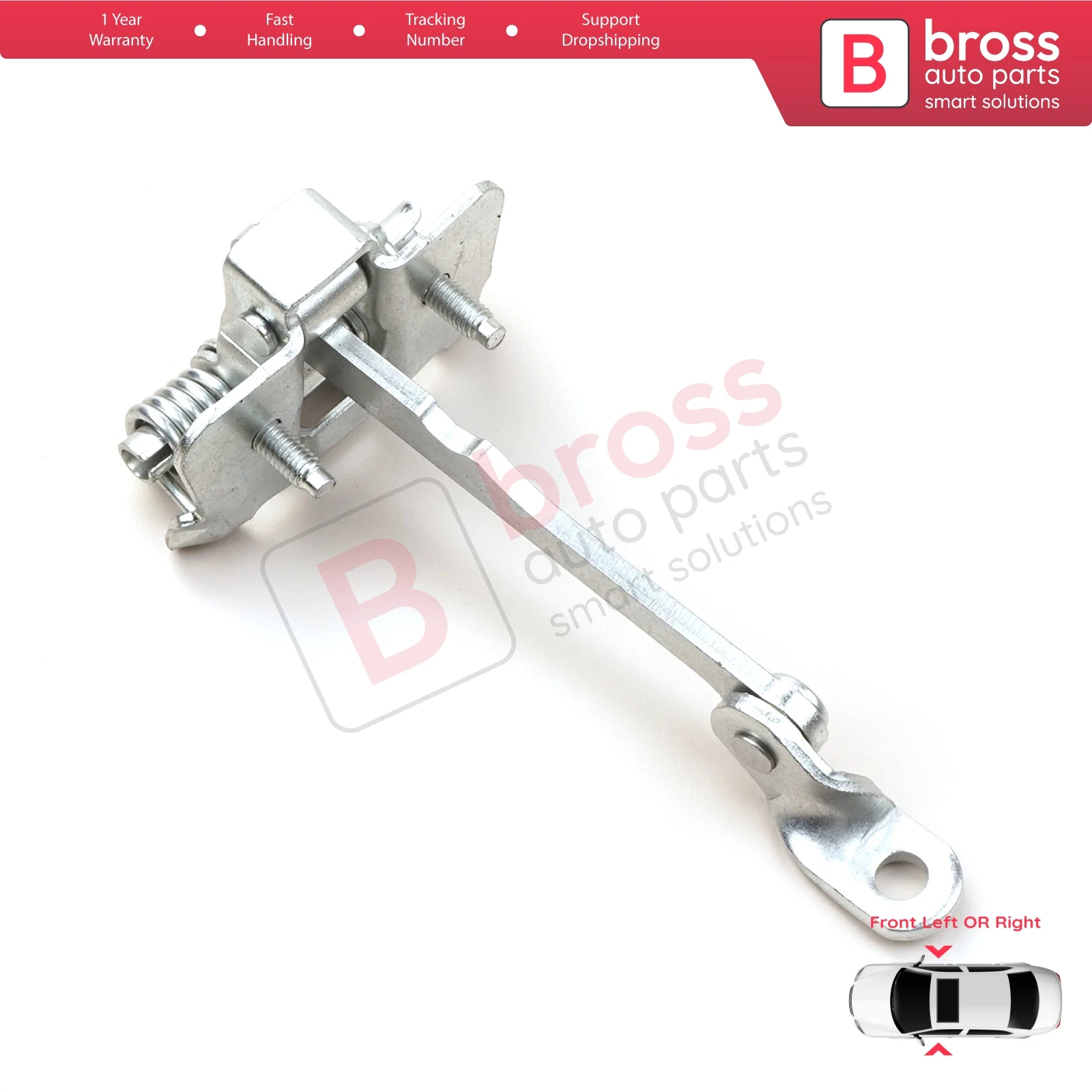 Bross Auto Parts BDP747 Front Door Hinge Stop Check Strap Limiter 7702253349 for Renault 19 21 Fast Shipment Ship From Turkey