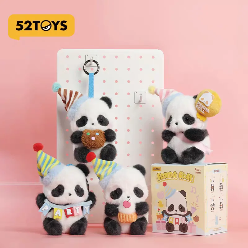 

52TOYS Panda Roll Plush Blind Box Collectible Toys Trendy Party Series Plushie Doll Hanging Ornament Soft Stuffed Animal Toy
