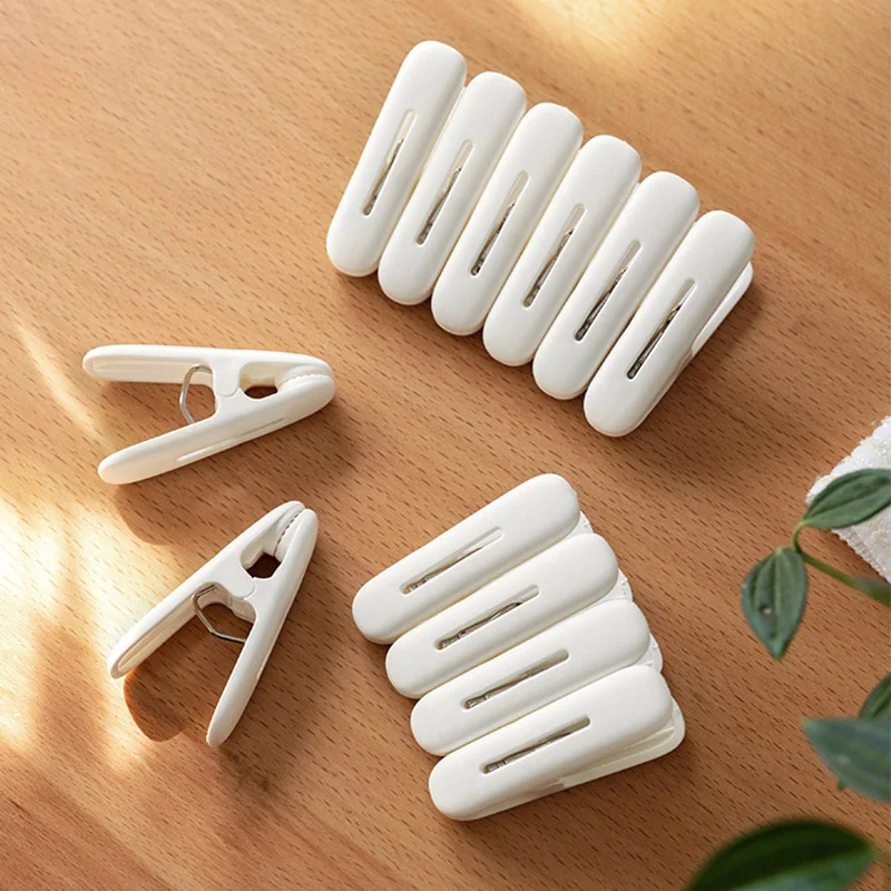 Plastic Clothes Pegs Multifunctional Food Bag Clips Underwear Socks Towel Pegs Hanging Laundry Clips Home Gadgets