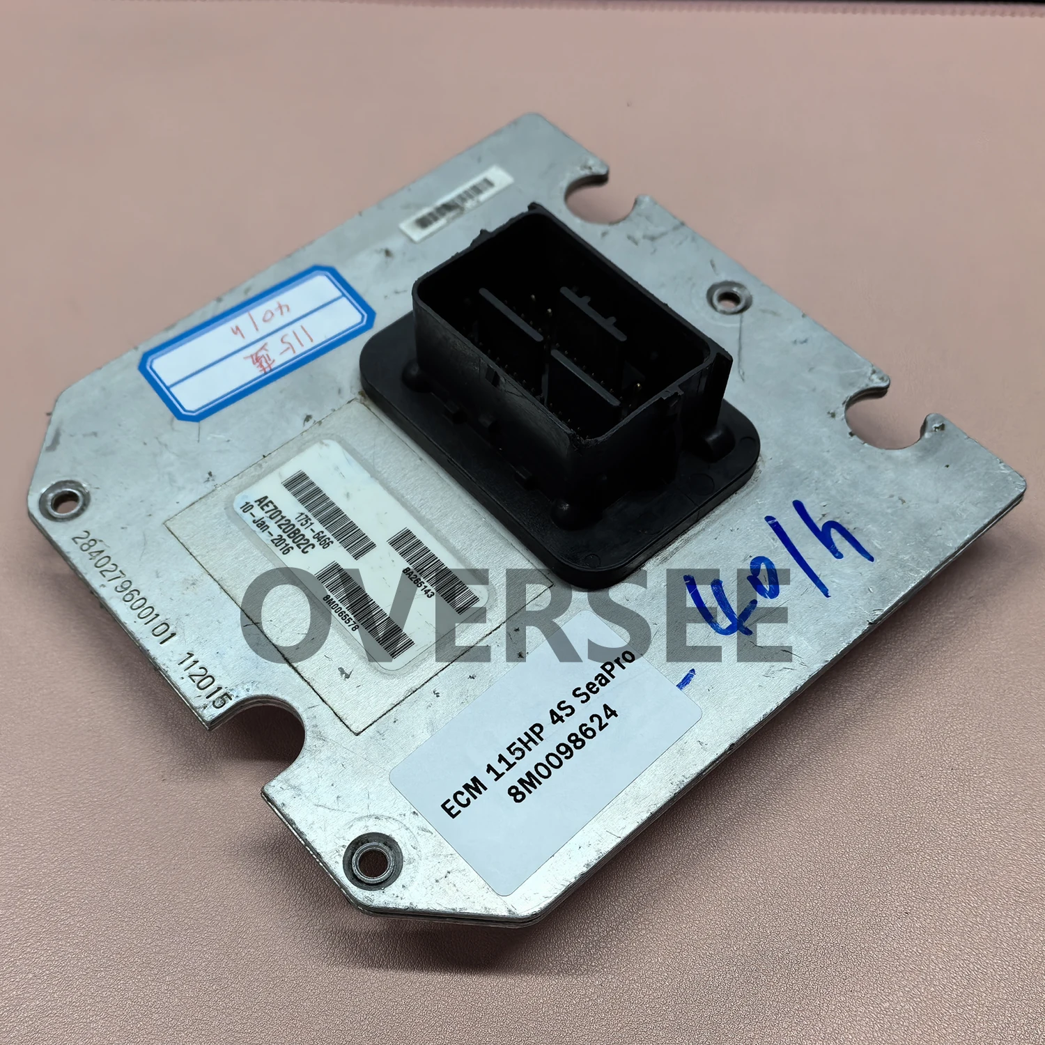 

OEM 8M0098624 ECM ECU for Mercury SeaPro 115HP 4T Outboard Engine Used Original Parts