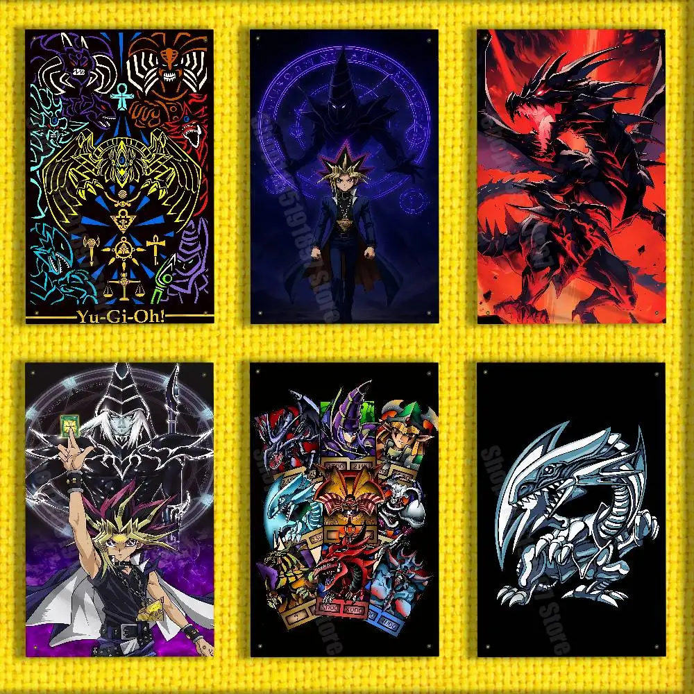 

Blue Eyes White Dragon Y-Yu-Gi-Oh Flag For 50*70cm 60*90cm 60*110cm 80*120cm 100*150cm 150*200cm Camp Banner Tapestry