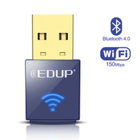 EDUP Mini WiFi Adapter 150Mbps WiFi Wireless Network Card Bluetooth4.0 USB2.0 WiFi Ethernet Stable Signal Adapter for PC Laptop