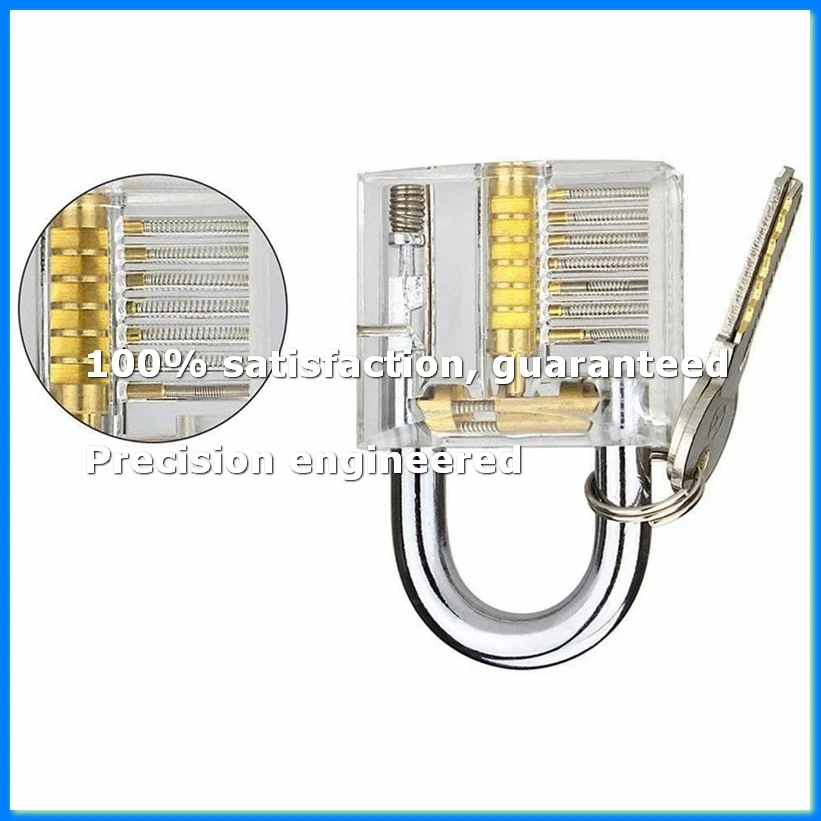 Transparent Lock Padlock Transparent Display Lock Crystal Lock-SPMI