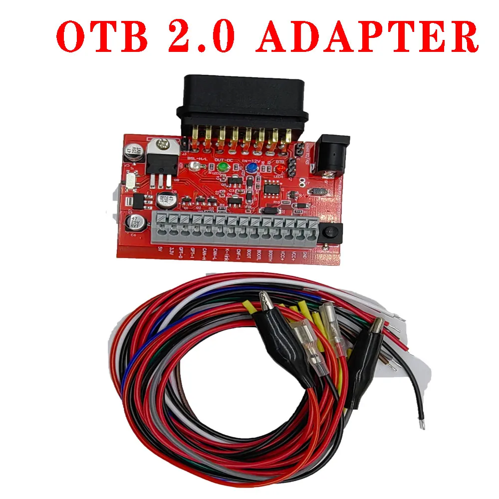 OTB 2.0 Adapter OBD2 on Bench Adapter for KT200 KT200II Foxprog ECU Programmer Tools Three-way BO-OT Upgrade to OTB Mode