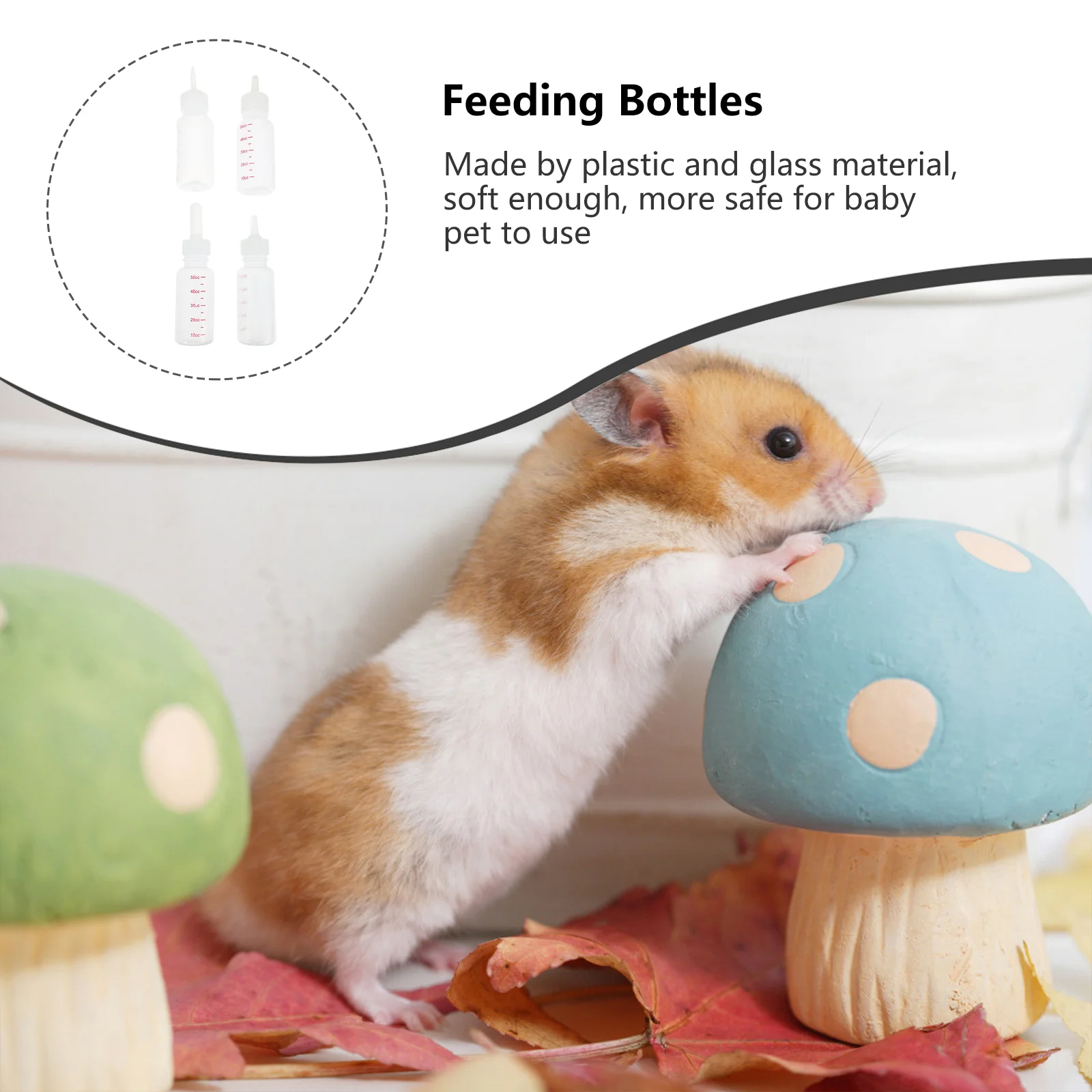 Pet Bottle Nursing Feeders Dog Bottles Milk Puppy Accessories Feeding Tools Pacifier