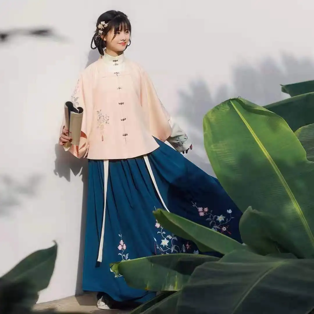 Bestickt Hanfu Traditionelle Chinesische Kleidung für Frauen Chinesischen Han Dynasty Tanzen Tragen Cosplay Alte Prinzessin Kostüm