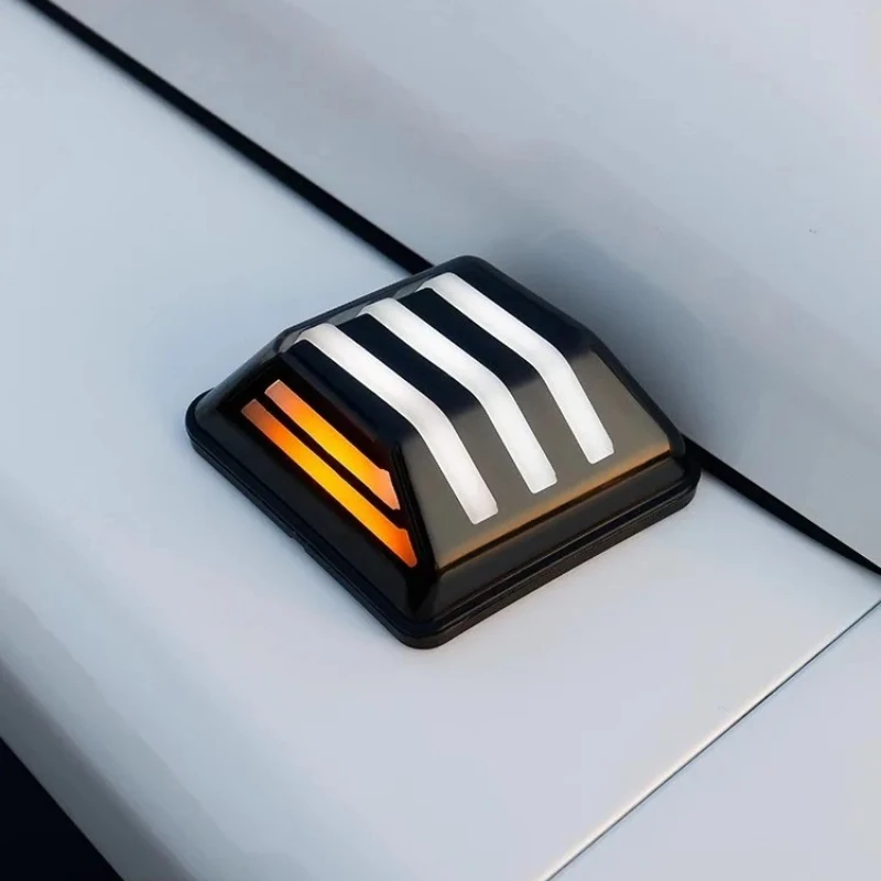 For BJ BAIC 212 T01 2025 2026 Car Front Engine Hood Corner Light Flowing Turn Signal Light Exterior Decoration Accessories