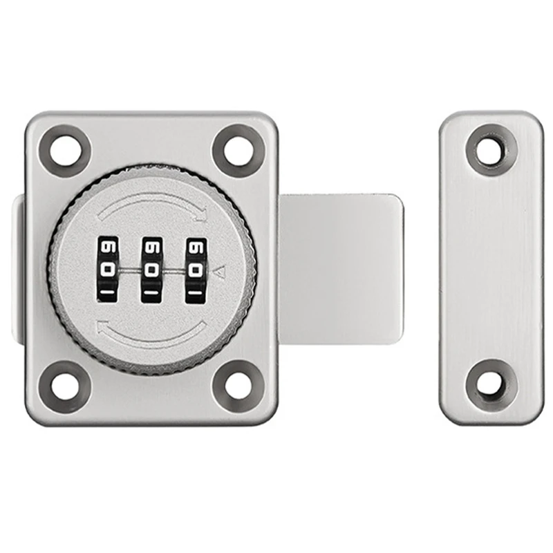 Mechanical Keyless Cabinet Lock, Swivel Drawer Lock Combination Lock, Combination Latch File Cabinet Lock