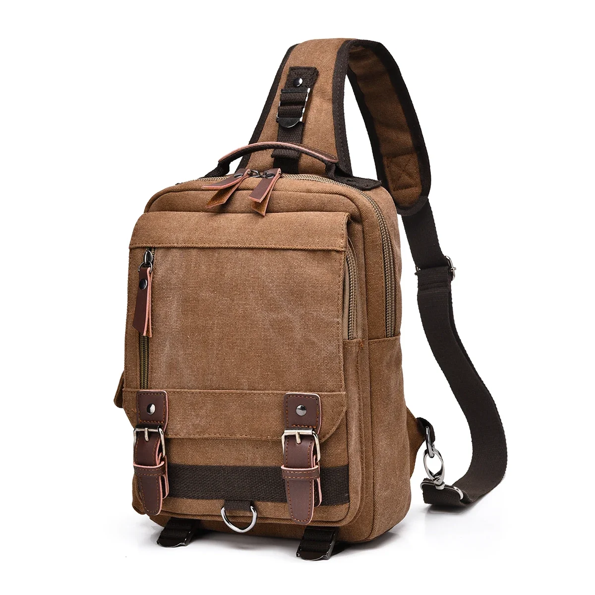 New Small Canvas Backpack Men Travel Back Pack Multifunctional Shoulder Bag for Women Laptop Rucksack School Bags Female Daypack