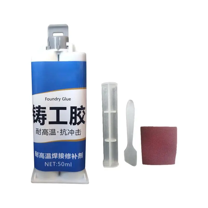 

Metal Repair Glue Epoxy Glue Heavy Duty Metal Epoxy Weld High-Temperature Heat Resistant Adhesive Metal To Metal Glue For