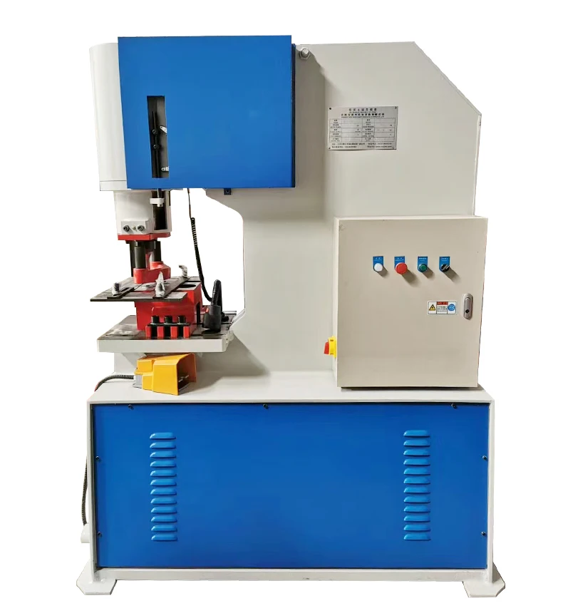 Large Steel Combined Punching and Shearing Machine Q35Y Series Shearing Machine Steel Cutting, Corner Cutting and Punching