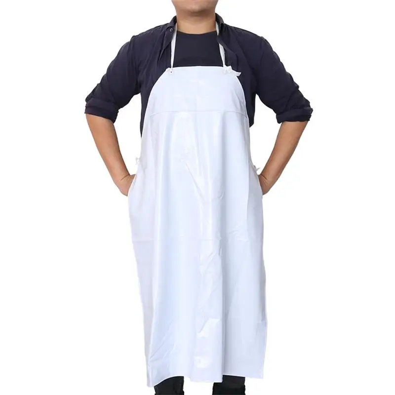 

Waterproof Unisex Heavy Duty Apron Adjustable For Butchers Kitchen Apron Women Men Adults Cooking PVC Mens Aprons Chef NEW