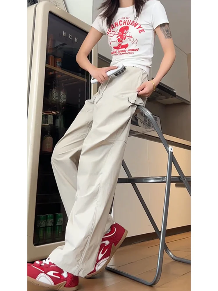 

Cleanfit Qui Dry прямые повседневные брюки мужские летние тонкие эластичные длинные брюки с высокой талией для похудения модная рабочая одежда