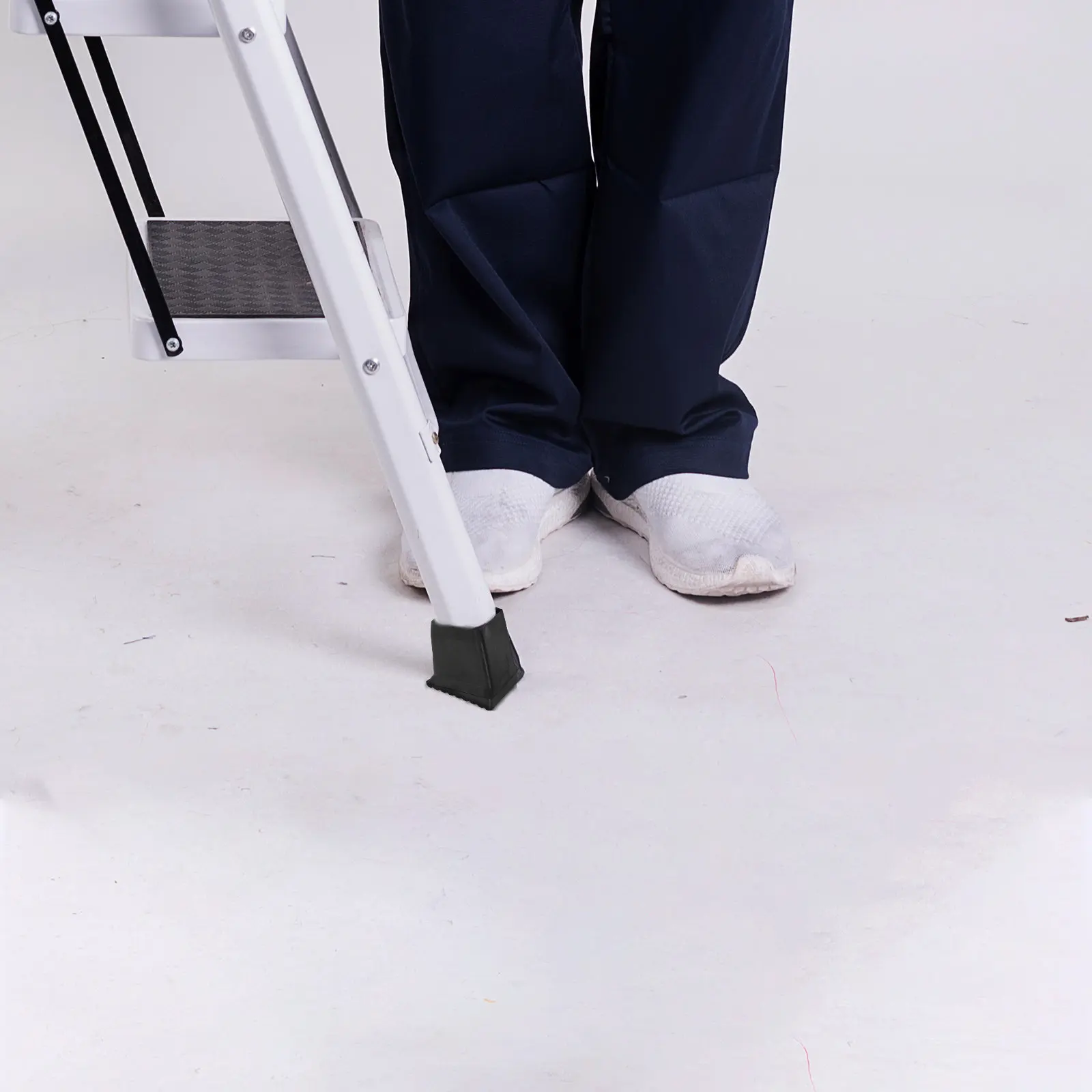 

4 шт. противоскользящие силиконовые накладки для ножек лестницы, стабилизирующие защитные подушечки для выдвижных лестниц, защита пола, шумопоглощение