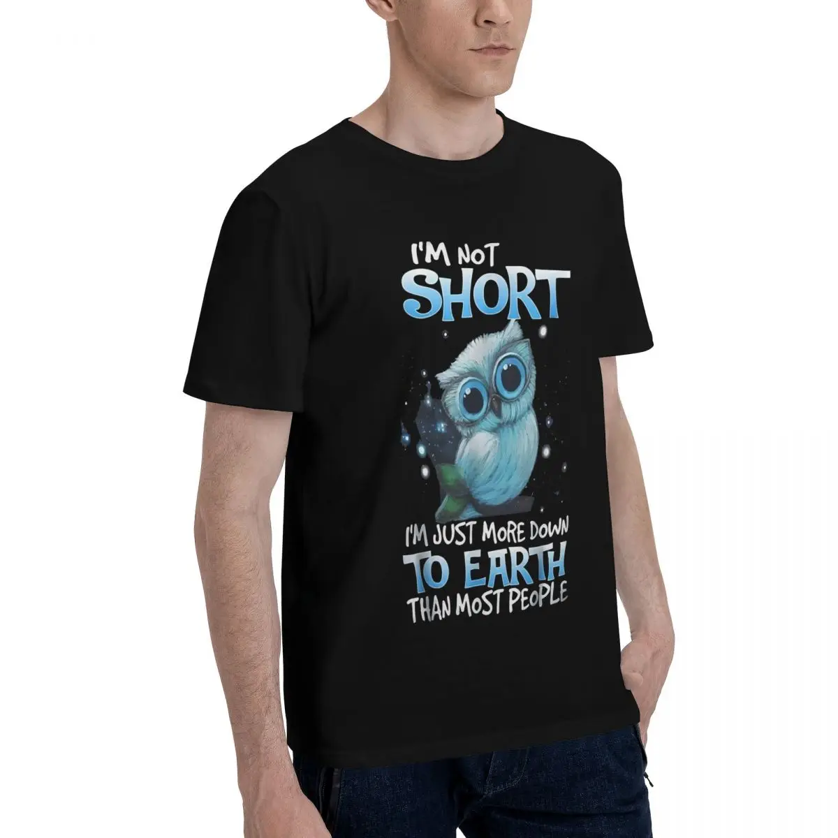 Cute Owl Wisdom Quote Vintage Campaign Top quality Champion T-shirts Leisure USA Size
