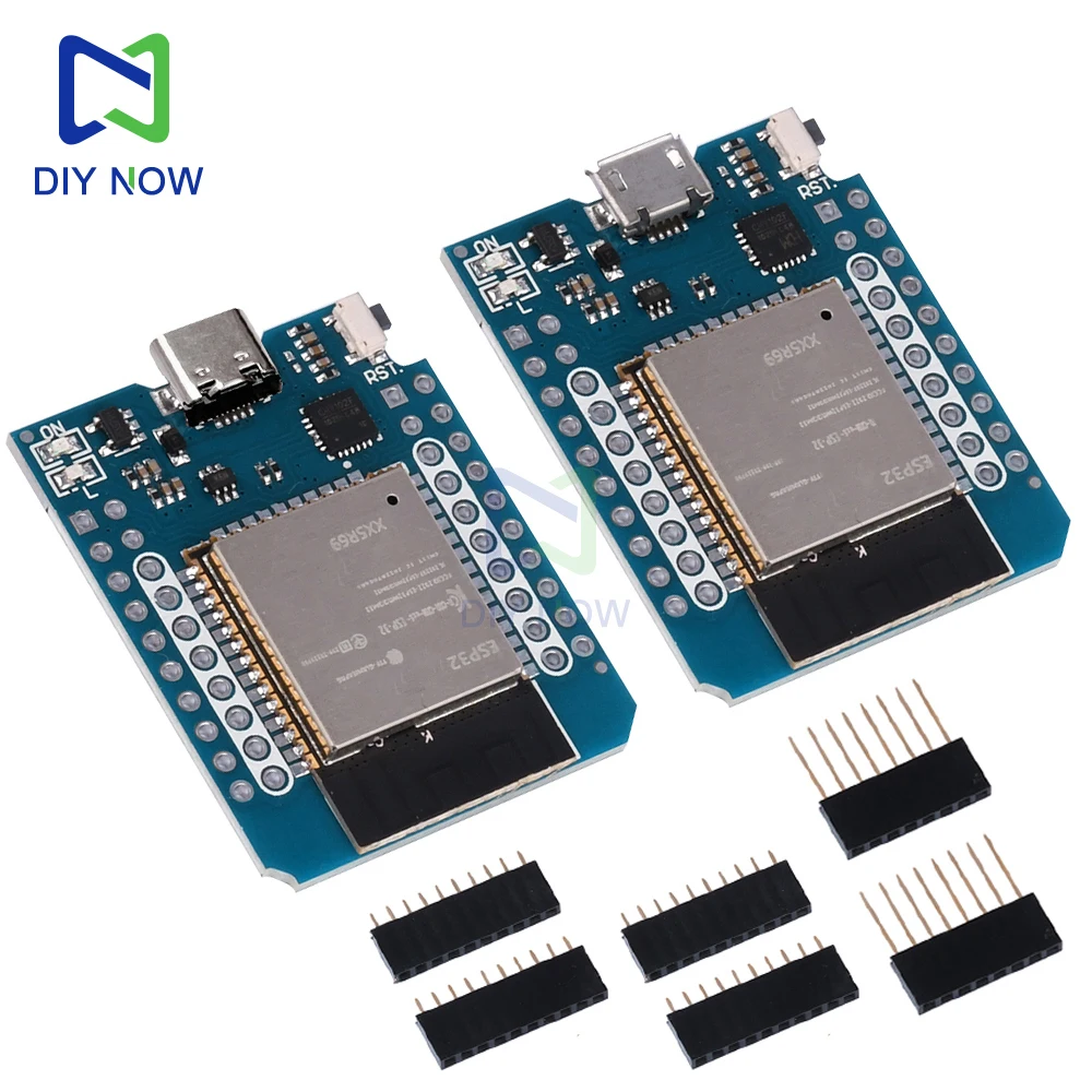 

ESP32 D1 Mini ESP-32 WIFI Bluetooth 2-in-1 development board based on ESP8266 CH9102 onboard ESP-32 module