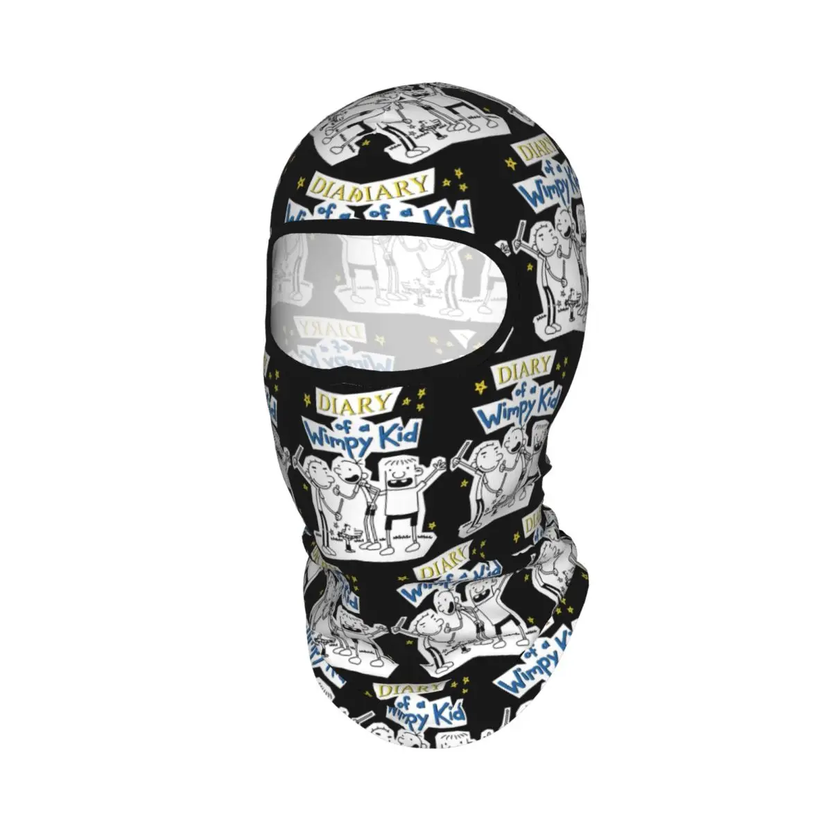 Diary Of A Wimpy Kid Group Breathable Thin Balaclava Full Face Mask Sun Protection Neck Gaiter For Motorcycle Cycling