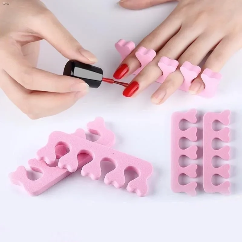 5/3/2/1pair Nail Art Toe Separators Fingers Toe Sponge Dividers Soft Beauty Tools Manicure Pedicure Pack Nail Kits