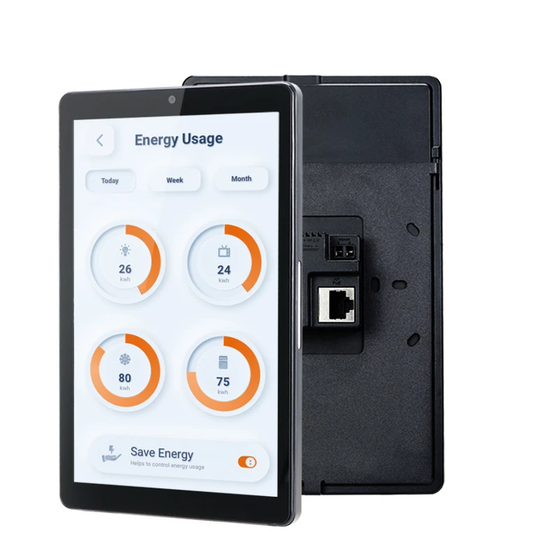 

YC-SM08P Hotsale 8 Inch in Wall RK3566 Quad Core Android 11 Wifi Remote Switch with Light Sensor for Home Automation