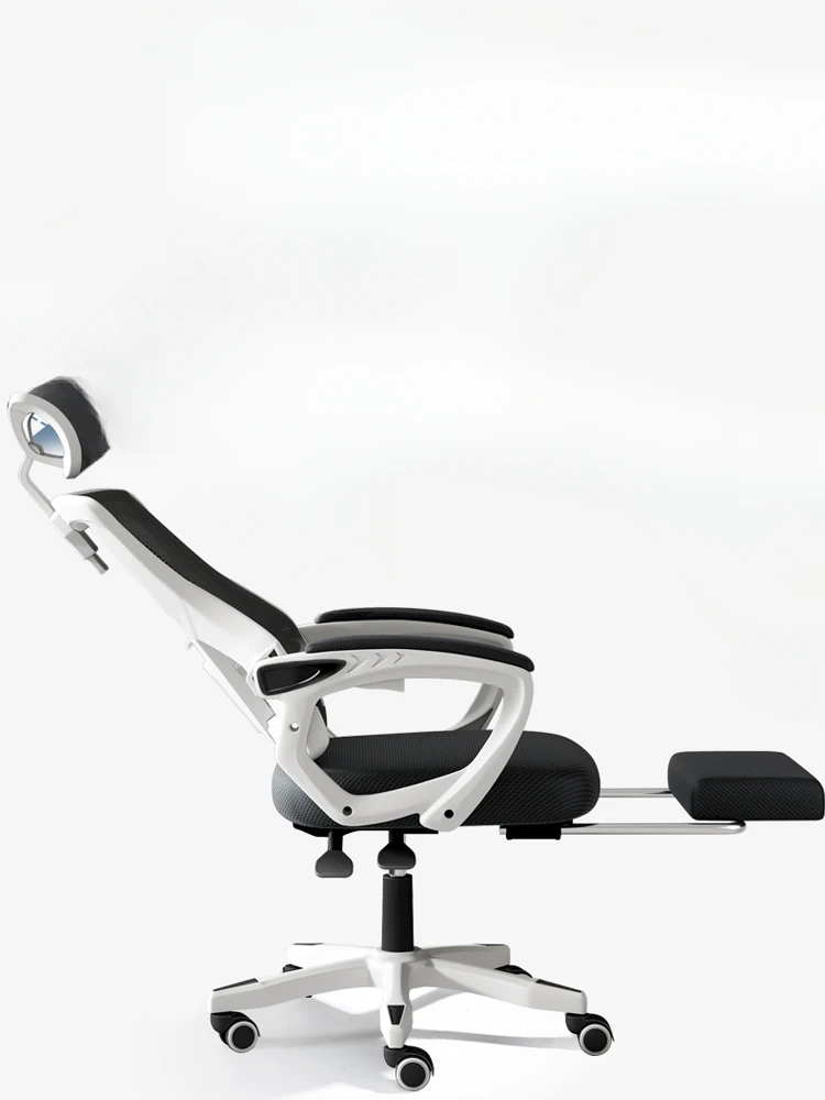 Computer chair home office can lie down, lift and turn to dormitory students' e-sports backrest human body.