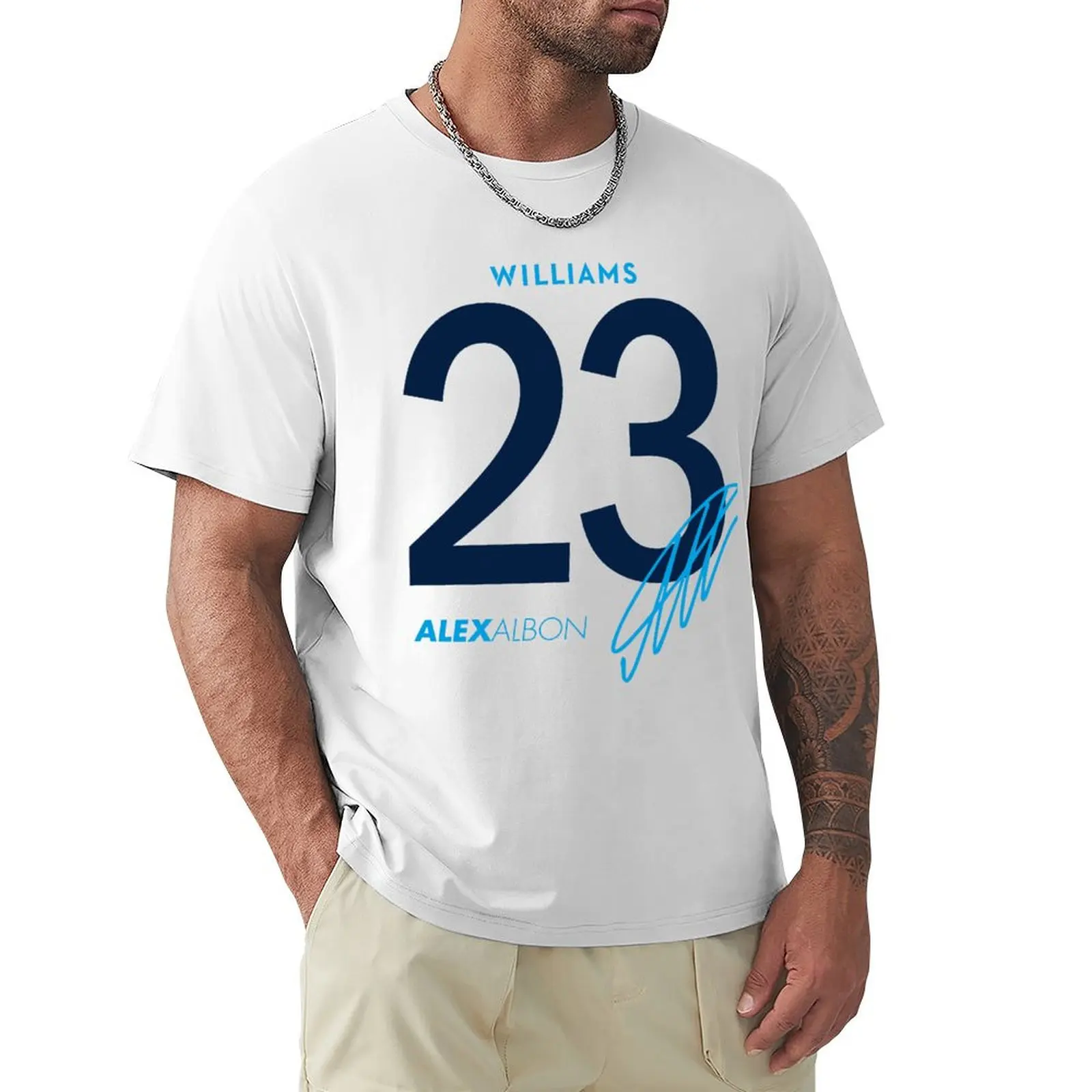 Alex Albon 23 Alternative T-Shirt sports fans animal prinfor boys mens plain t shirts