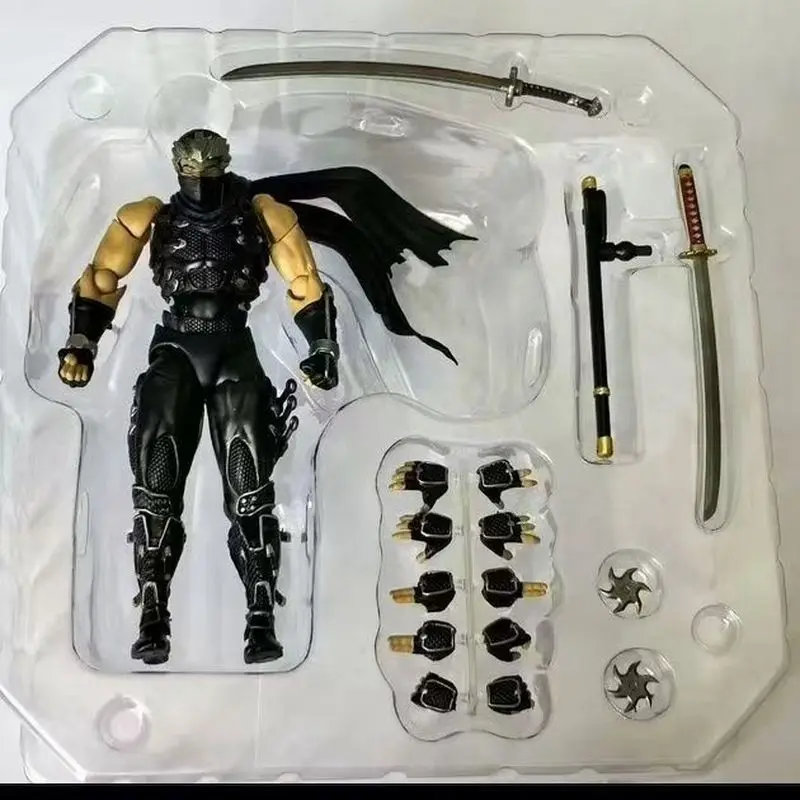 

Горячий Ocean Hall серии-сюрприз Yamaguchi Mobile Ninja Dragon Sword Legend Hayabus Joint Mobile Модель персонажа ручной работы в подарок