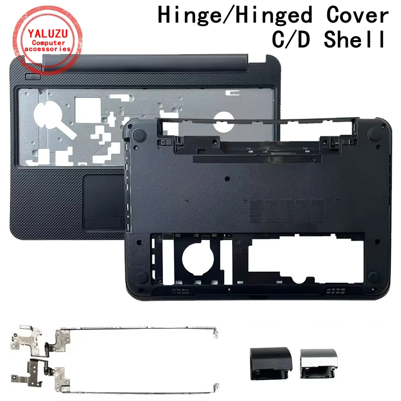 NEW Laptop Shell For 15R 3521 2521 3537 5535 5537 Palmrest Upper Case/Bottom Base Cover/Hinge/Hinge Cover